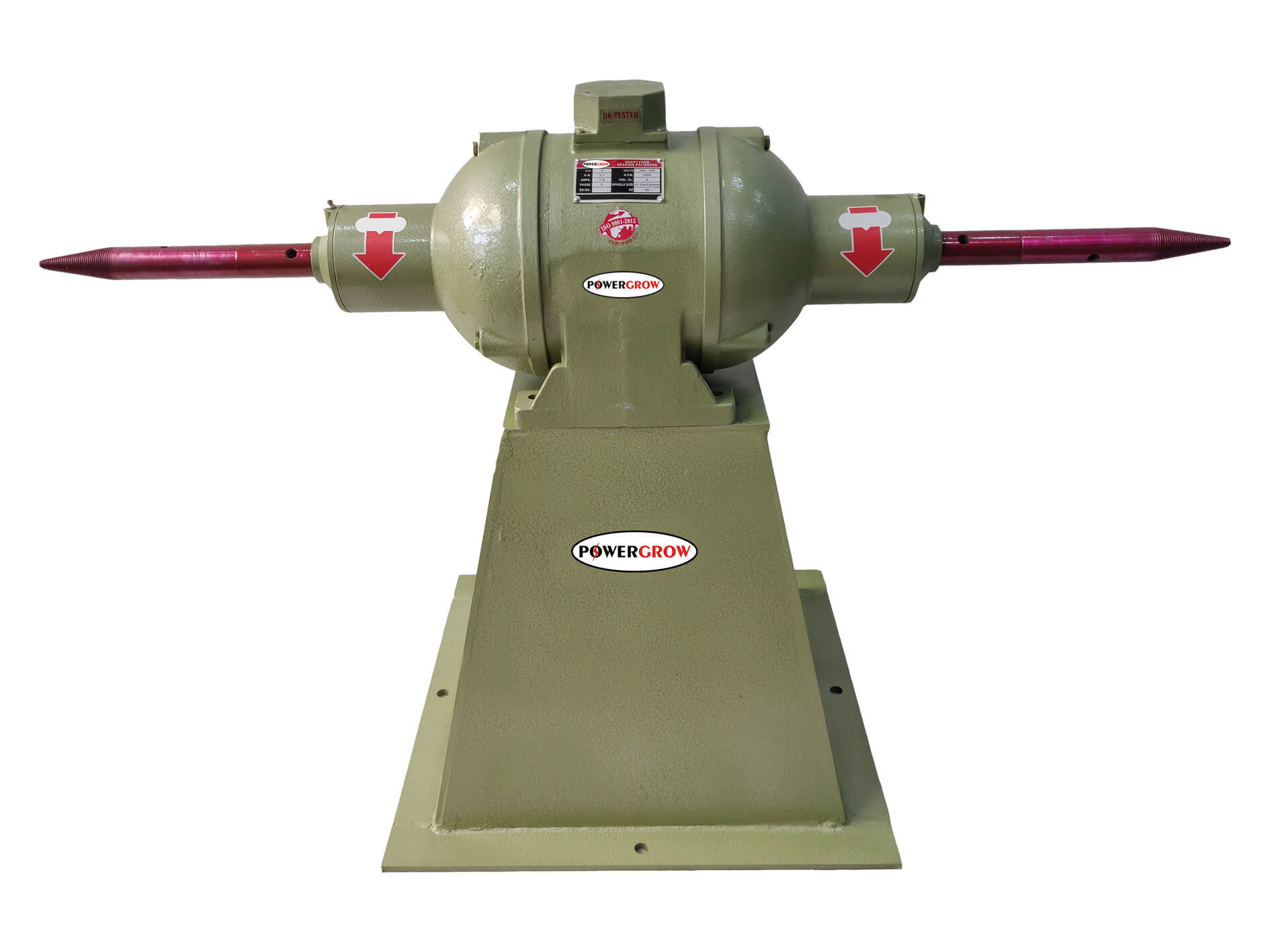 MS PEDESTAL HEAVY FOUR BEARING POLISHER=powergrow